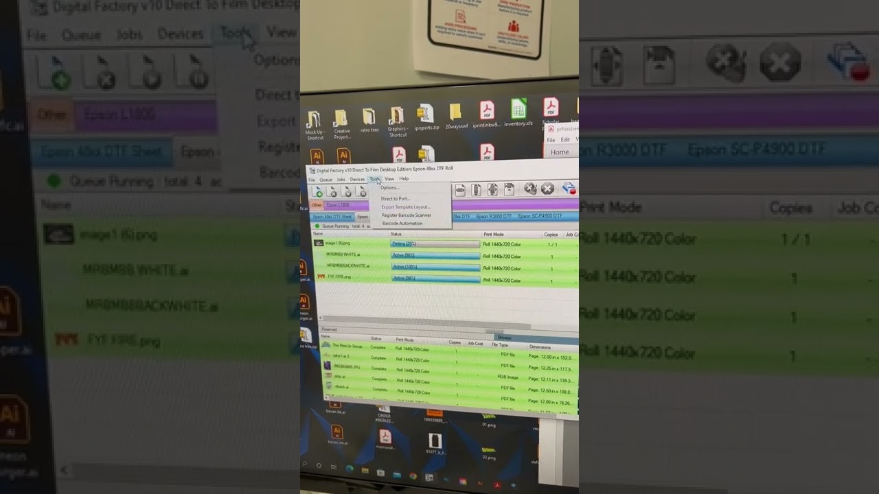 Cadlink Can’t access all options, can’t control color