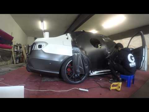 Mercedes E63 AMG Nero Satin Pearl Wrap