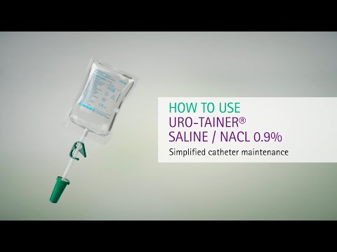 How to use Uro Tainer Saline