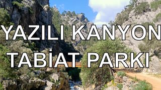 Isparta Yazılı Kanyon Tabiat Parkı