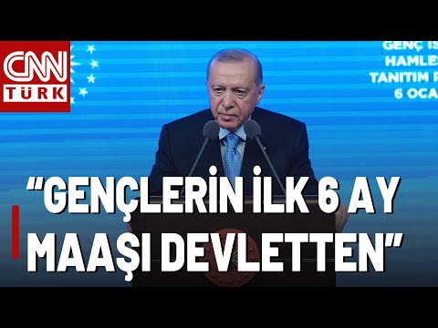 President Erdoğan Announces Good News for Young People! "Young people's first 6 months' salary wi...
