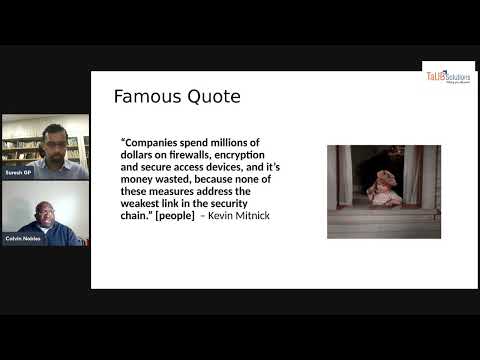Suresh GP with Dr. Calvin Nobles on Integrating Human Factors Engineering in Cybersecurity