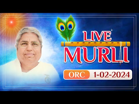 Live Murli 01-02-2024 by BK Asha Didi from Om Shanti Retreat Centre, Delhi-NCR