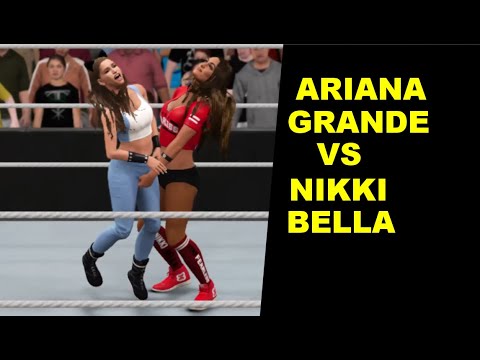 WWE 2K17 Ariana Grande vs Nikki Bella