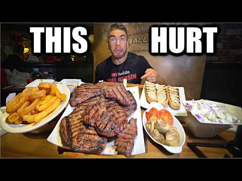 THE STEAK CHALLENGE THAT ALMOST KILLED ME... Joel Hansen