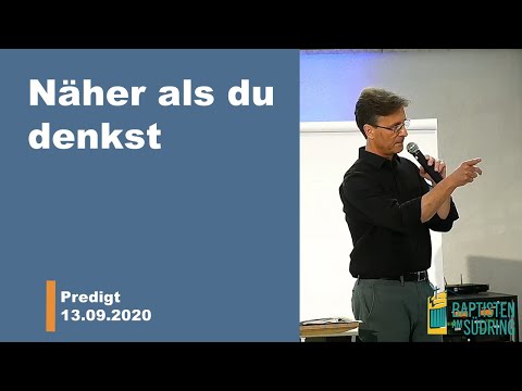 Predigt vom 13.09.2020