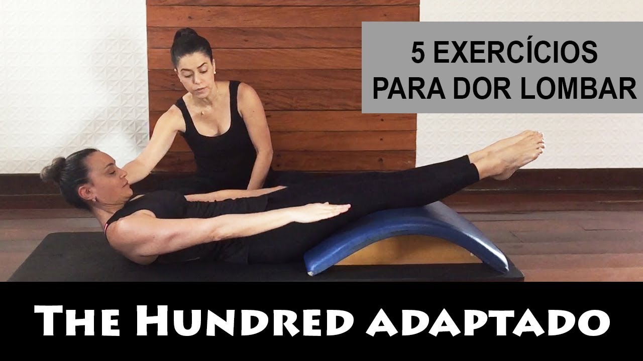 Série com 5 dicas de exercícios para dor lombar: The Hundred adaptado