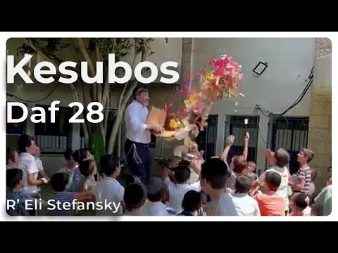 Daf Yomi Kesubos Daf 28 by R’ Eli Stefansky