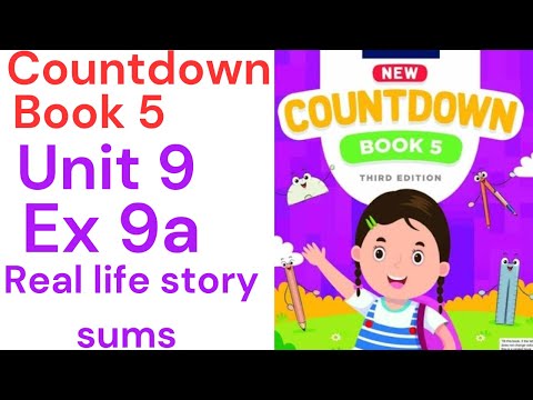 oxfordcountdown book class 5 Unit 9 Ex 9a real life story sums@ytacademy