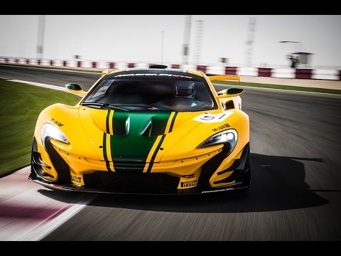 McLaren P1 GTR driven flat out on track: on-board video blog