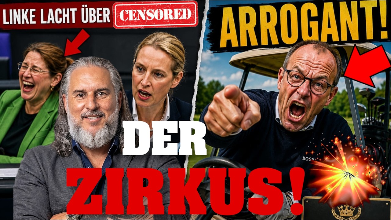 MERZ entgleist mit GOLFPLATZ! BAS ausgelacht! Tumulte im BUNDESTAG! 💥⚡️ Tim Kellner #PolitSatire