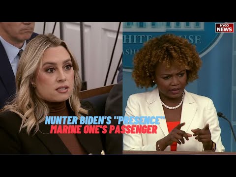 White House Not Announce Hunter Biden's 'Presence' Marine One's Passenger List, It's 'Appropriate'