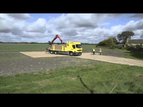 Terrafirma Site Access Solutions - time lapse video of mat laying