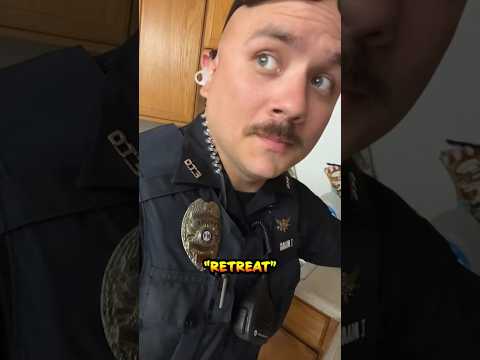 Cop Pranks the Whole Fire Department While They’re Out on Call 😂 #shorts