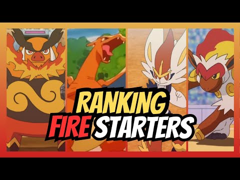 Ranking EVERY Fire Starter Pokémon from WORST to BEST! 🔥 (Gen 1 to Gen 9) #pokemon