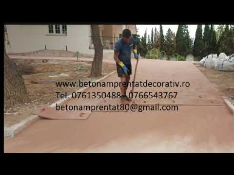 Beton Amprentat Valea Brazilor -Argeș Tel.0761350488 -0766543767