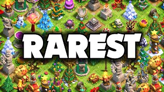 RAREST Obstacles & Decorations in Clash of Clans!