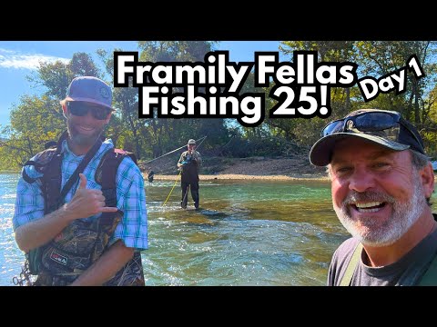 MAJOR FAIL! | Framily Fellas & Sons Trout Fishing 2025! | Day 1 | Rambling