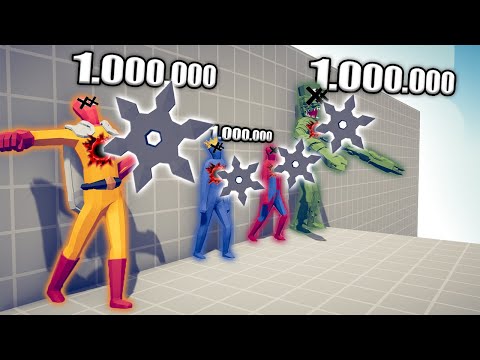 1.000.000 DAMAGE SAMURAI vs UNITS - TABS | Totally Accurate Battle Simulator 2023