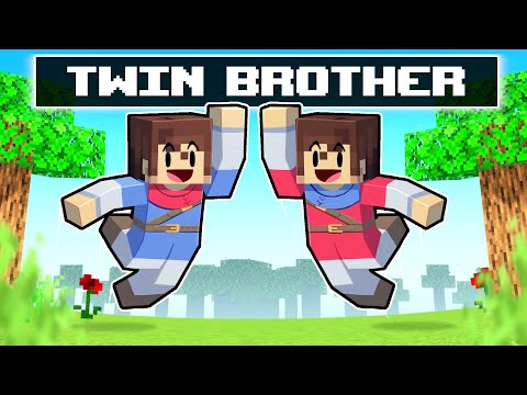 Playing Minecraft With My TWIN BROTHER!