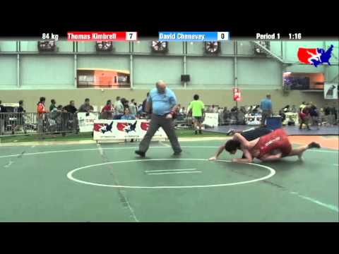 Thomas Kimbrell vs. David Chenevey at 2013 ASICS University Nationals - FS
