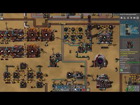 Let's Play Factorio Sea Block .16 - Part 195 - Rubyte Chunk Sorting For Gold and Aluminium