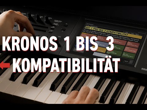 Compatibility Korg Kronos 1 to 3 easily explained, what works and what doesn't