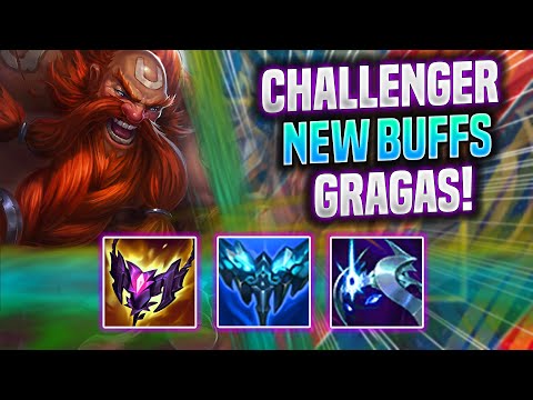 KOREAN CHALLENGER IS A  MONSTER WITH GRAGAS! -Korean Challenger Plays Gragas Top vs Darius! |