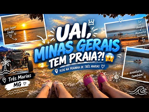 UAI, MINAS GERAIS TEM PRAIA?! 😱🌊 | Vlog na Prainha de Três Marias