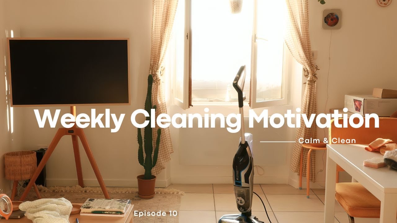 🧹 Weekly Cleaning Motivation |  Calm & Clean | Silent Cleaning Vlog for a Fresh Start! - Episode 10