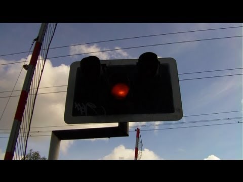 Level Crossing at Sandymount in Dublin, Ireland