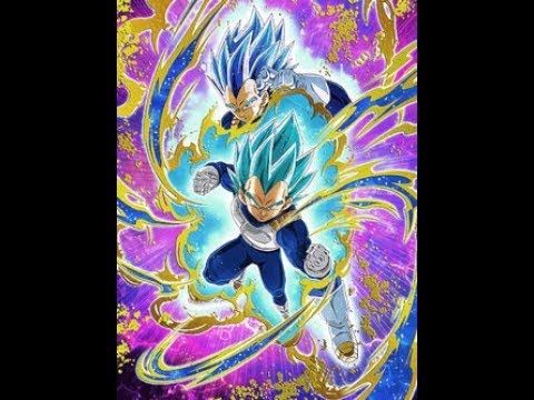 Dokkan Battle | Super Saiyan Blue Vegeta Super Attack (Gamma Burst Flash)