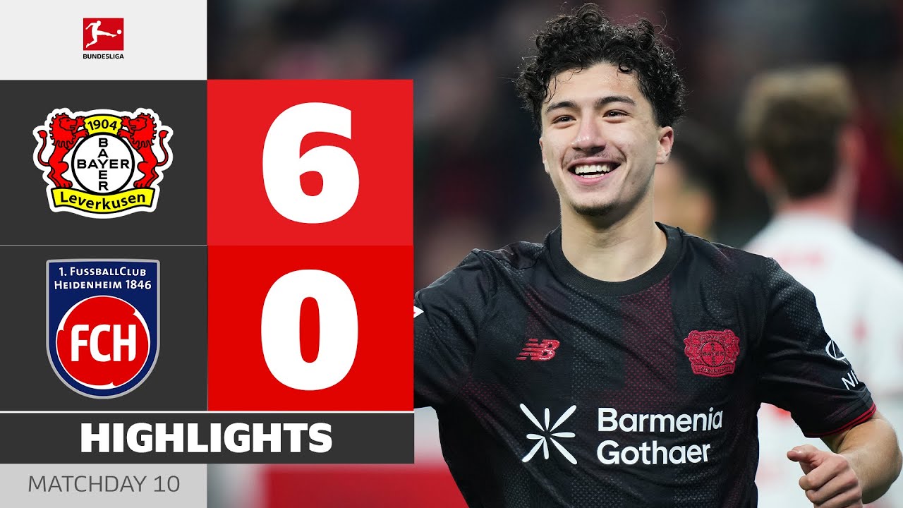 INSANE! Leverkusen Unstoppable! | BAYER 04 LEVERKUSEN - HEIDENHEIM | Highlights | Bundesliga 2025/26
