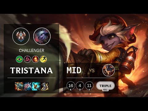 Tristana Mid vs Rumble - BR Challenger Patch 10.24