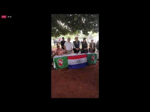 Audiencia pública con el Movimiento Campesino Paraguayo - MCP en Pirayú, Paraguarí