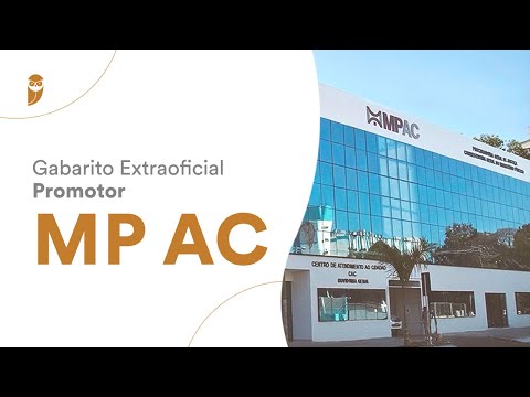 Gabarito Extraoficial - Promotor MP AC