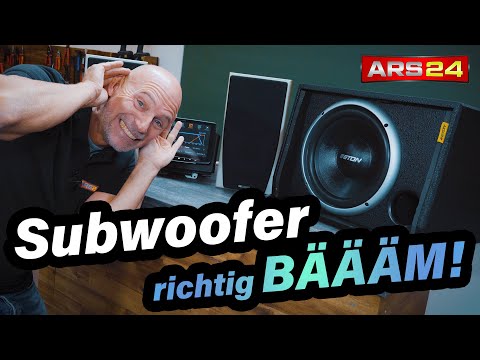 Subwoofer richtig einstellen? So gehts!  | ARS24