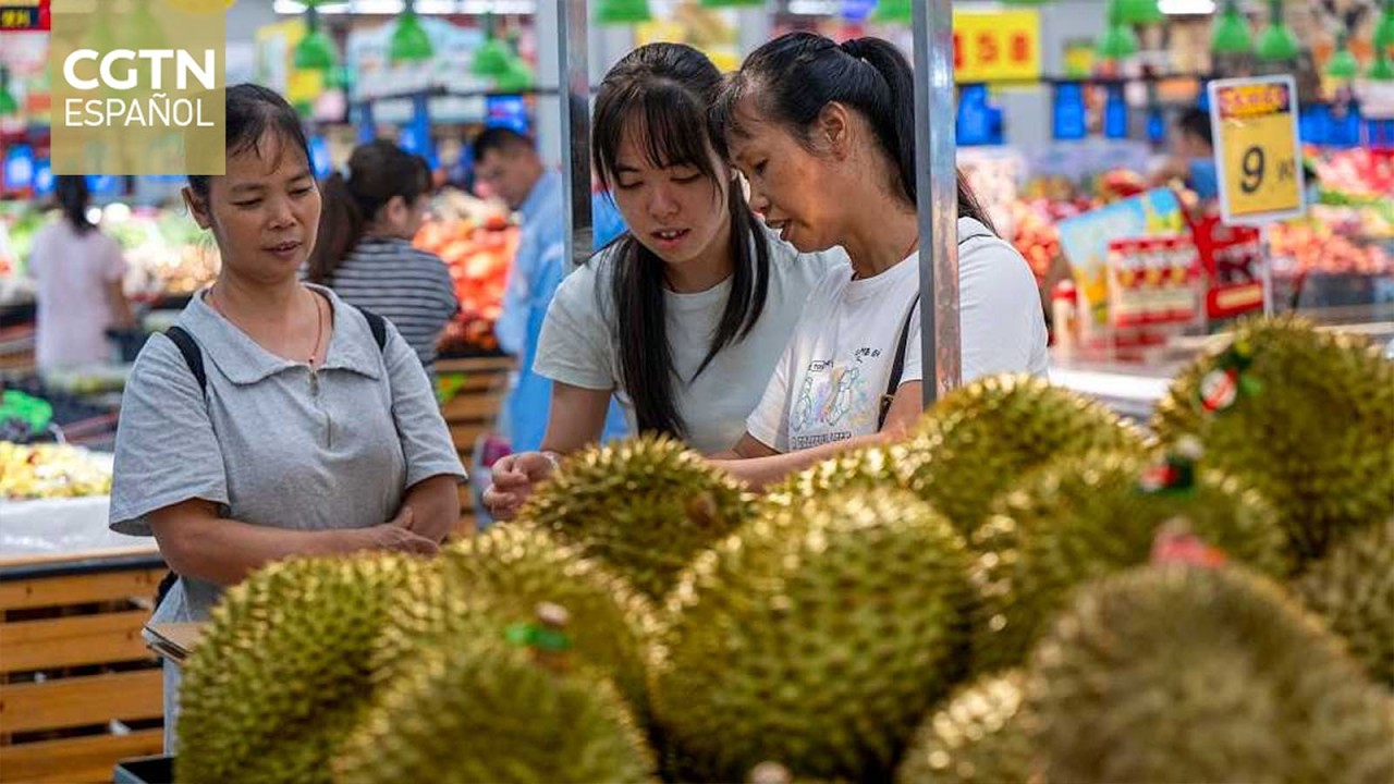 China importa cerca de 1,9 millones de toneladas de durián fresco en 2025