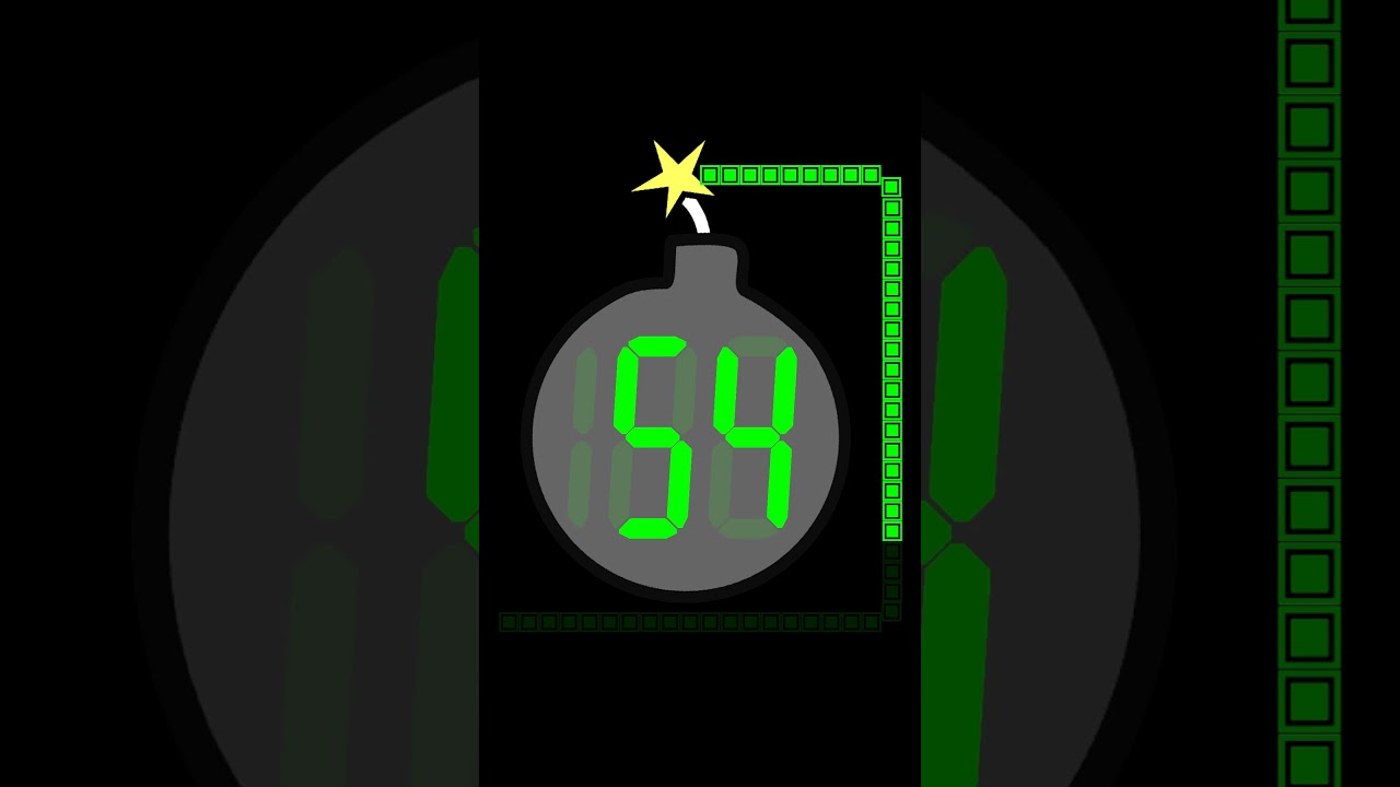 BCG 100 Seconds Countdown (LED Bomb Fuse Timer) Remix Wii Party Friendly+Demolition Row