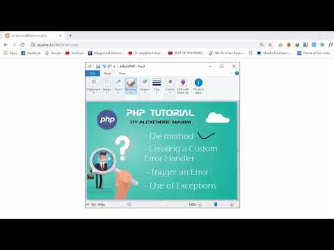 Php Tutorial 28 Error Handling