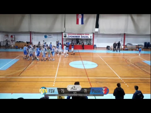 [JEDINSTVENA KADETSKA LIGA] KK FSV - KK Pazin