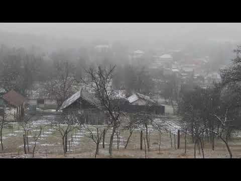 Peisaj de iarnă la Coșteiu de Sus