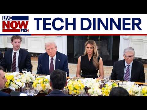 Video | Trump hosts top tech CEOs at White House: Bill Gates, Mark Zuckerberg, Sam Altman, Tim Cook &amp; more