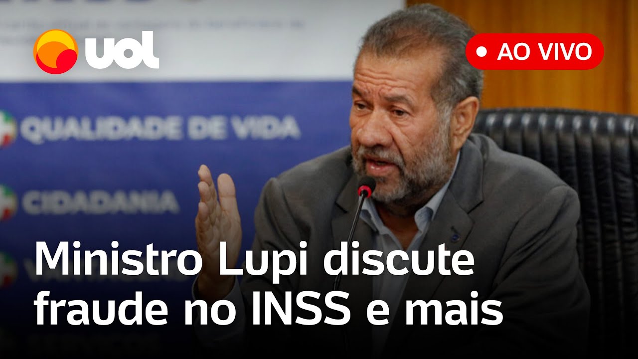 Fraude no INSS: Carlos Lupi fala ao vivo em comissão da Câmara sobre desvio de verbas; assista