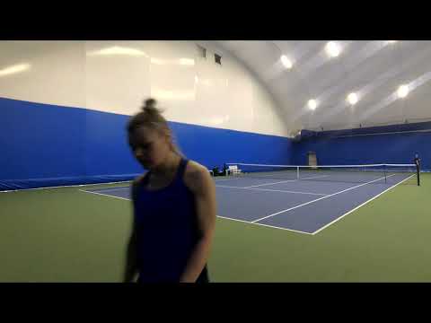 Теннис 05.03.2023: Петр Ересько (1670) vs Елена Косолапова (1550)