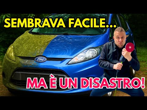 IT SEEMED EASY… BUT IT'S A DISASTER 😱 Decontamination and polishing of the car abandoned for 10 y...