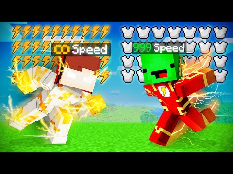 JJ and Mikey Became GODSPEED and FLASH in Minecraft - Maizen