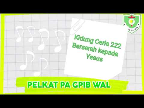 Kidung Ceria 222, Berserah kepada Yesus