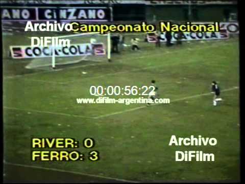 River Plate vs Ferro Carril Oeste - Primera final Campeonato Nacional 1984