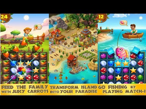 Tropic Trouble Match 3 Builder Android Gameplay